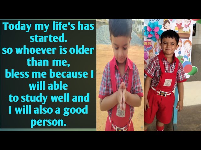 My first day at school !! Little flower kindergarten school !!March 28, 2022