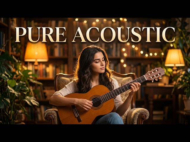 Deep Focus Guitar ✦ Pure Acoustic Flow for Work &  Study #asmr