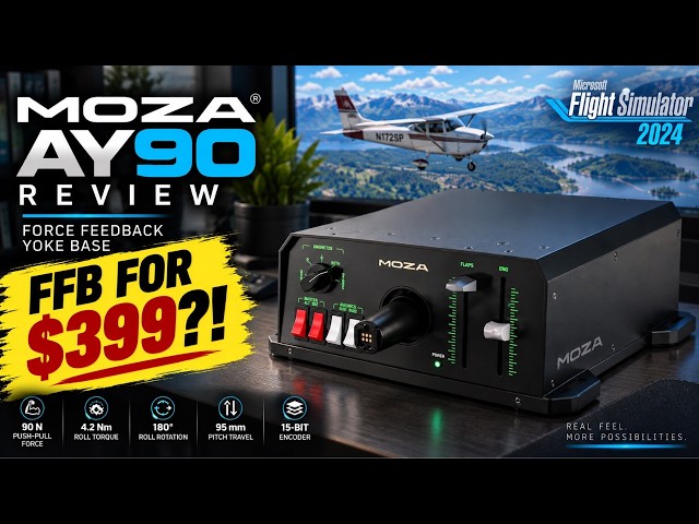 MOZA AY90 Review – Force Feedback Just Got More Affordable