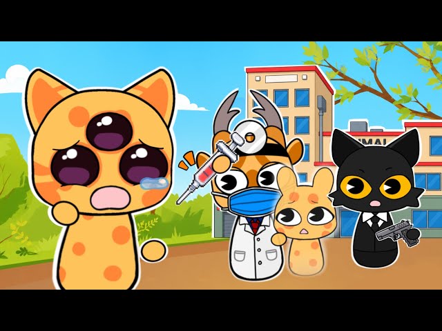 No! Tiny Is Not Your Family! 😢 | Animal Hospital Animation | Sad Story