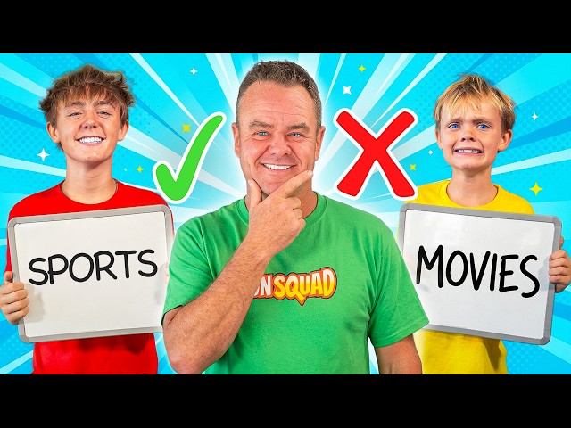 Who Knows Dad Better? Kade Vs Kyler!