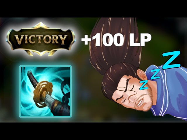 The Laziest Way to Get LP in League (with Yasuo)