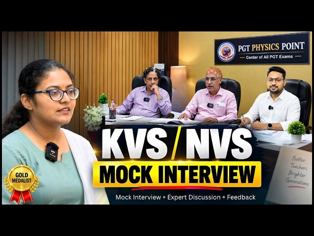 KVS PGT Interview 2026 | Full Mock Interview + Panel Discussion + Detailed Feedback