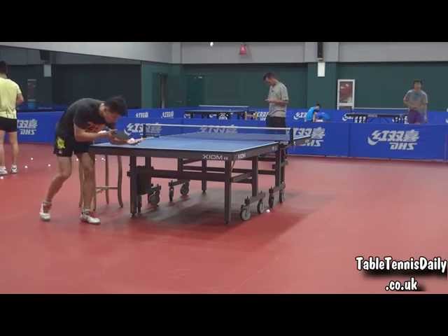 Ma Long Reverse Serve Training 2015 - CNT Training Centre
