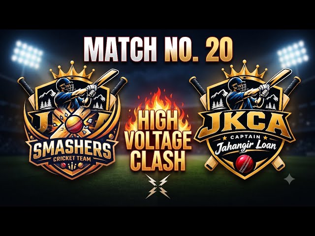 🔴 LIVE: SMASHERS vs JKCA | 2026-10-10 | Live Cricket Match