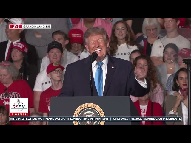 FULL SPEECH: President Trump Holds Massive Rally in Grand Island, NE - 10/05/26