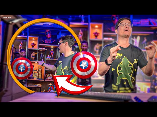 TROLLEI O PETER DO EI NERD ME CAMUFLANDO NO CENARIO DELE! DEU RUIM!!!