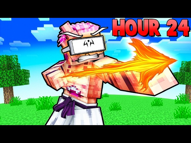 I Survived 24 Hours in VR JUJUTSU KAISEN Minecraft
