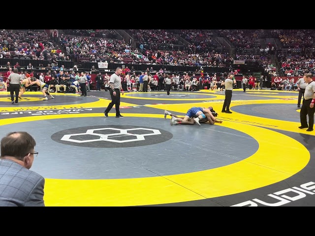 190 lbs D1 OH SF Matt Kowalski, Springboro vs Jonathan Sims, Brush