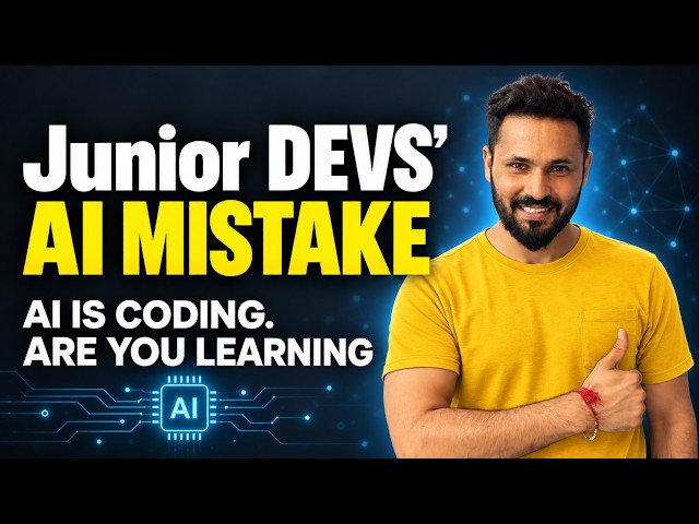 AI Coding Mistakes Junior Developers Must Avoid | Learn, Don’t Just Copy!