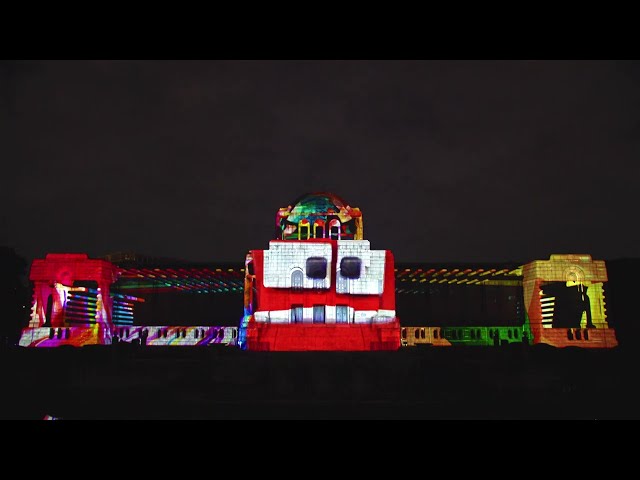 is there life in glitch - tokyo projection mapping live 2022