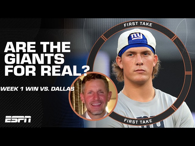 Dan Orlovsky says the Giants are ‘REAL CONTENDERS!’ 🏆 | First Take