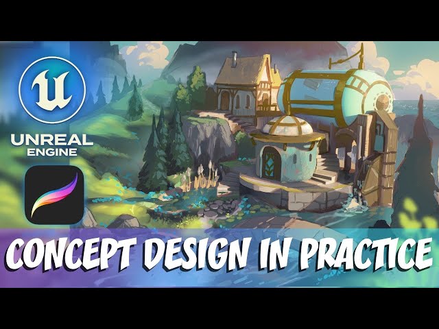 24h free access ENVIRONMENT CONCEPT DESIGN IN PRACTICE ⭐  LIVE ART DEMO