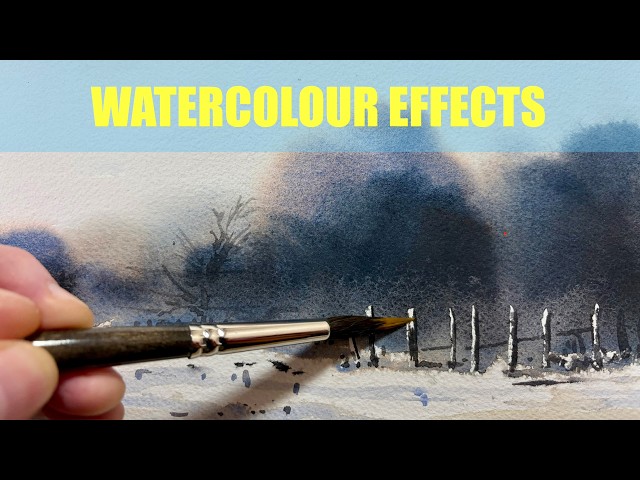 Amazing Watercolour Effects - Winter Light
