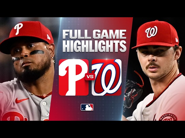 PHILLIES vs. NATIONALS: Official Full Game Highlights (September 16) | 2026 MLB Season