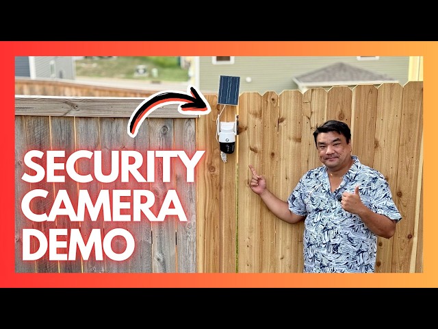 xmartO Solar Security Camera System Review: Setup, Camera Install, + Footage