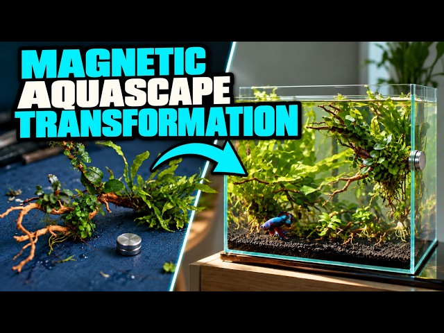 I Built a Magnetic Aquascape for My Betta Tank