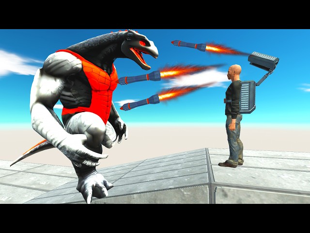 MONSTERS CLIMB THE ROCKET LAUNCHER PATH - Animal Revolt Battle Simulator