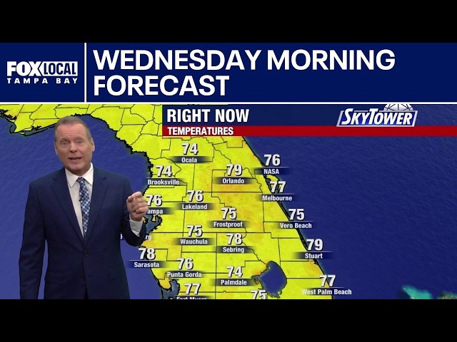 Tampa weather | Wednesday morning forecast