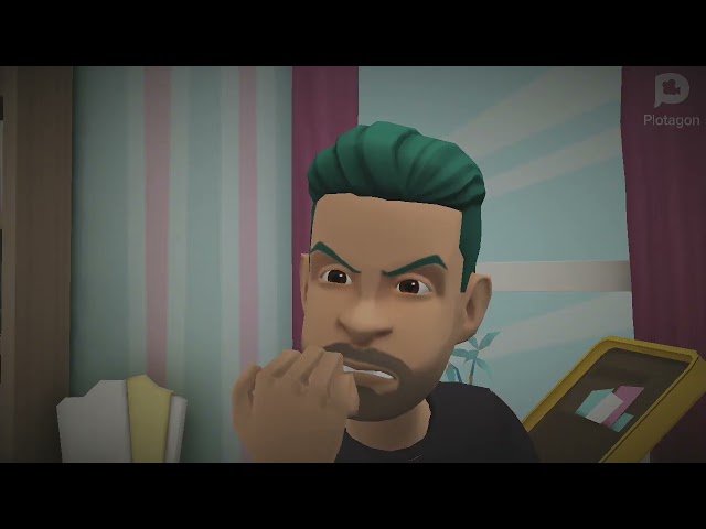 Antisepticeye controlling Jacksepticeye in the Bedroom