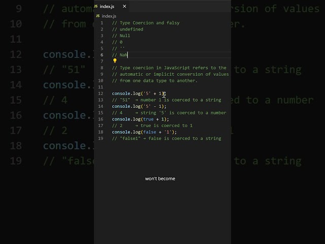 Want to DOMINATE JavaScript? Watch This Type Coercion & Falsy Values Tutorial Now #javascript