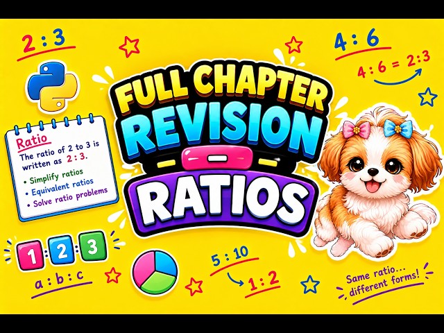 FULL CHAPTER REVISION -RATIOS - #ratios #cambridge #cbse #icse #maths #mathematics #ratio