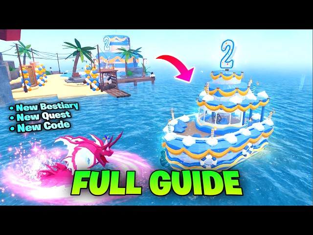 Full Guide to Anniversary Update in Fisch (Full Bestiary)