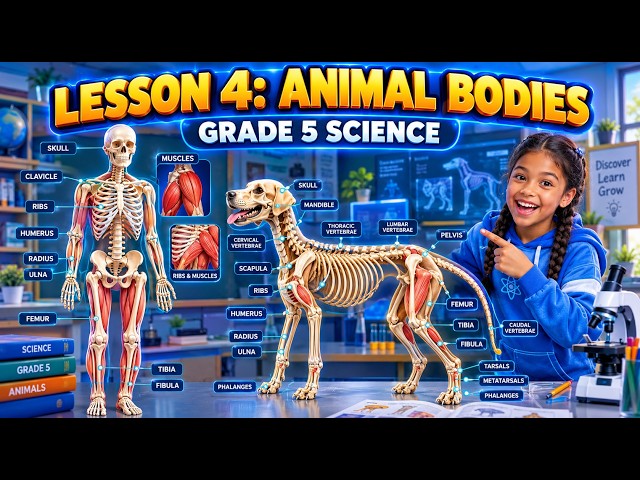 Grade 5 | Science | Animal Bodies | Chapter 1 - Lesson 4