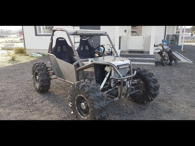 Custom built RZR type 1000cc 4x4 DIY buggy project, 4wheelsteering, 2seater part1