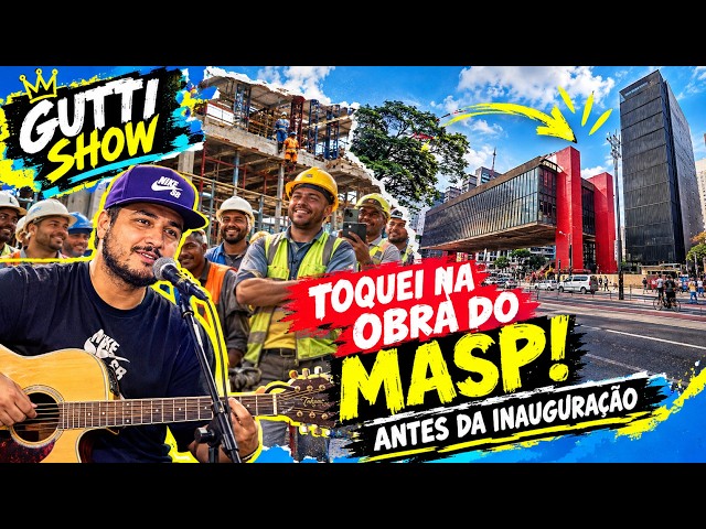 🎸 Toquei na obra do novo MASP antes da inauguração! Os trabalhadores viraram família ❤️ | Daily Vlog