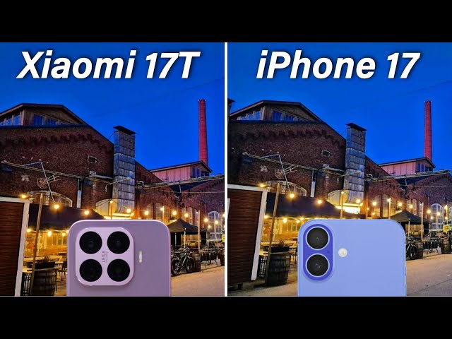 Xiaomi 17T vs iPhone 17 Camera Test Comparison
