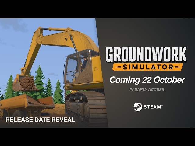 Groundwork Simulator - Pre-Release Announcement Date Trailer