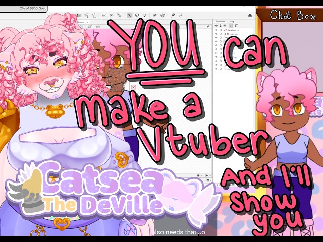 You! YES YOU! Can make your own Vtuber. Come learn~