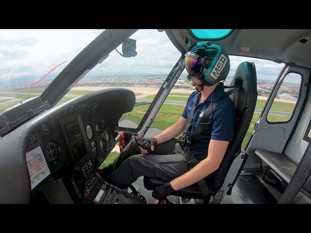 Helicopter Pilot View: Sling Operation Practice