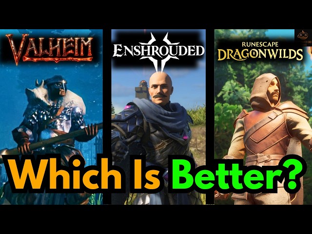 Enshrouded vs Valheim vs RuneScape Dragonwilds - Honest Dad Comparison