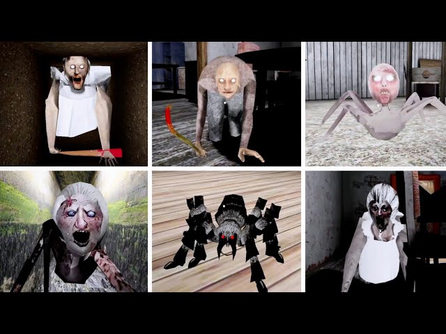 Granny 1.9 All Crawling Enemies Jumpscares | Granny 1.9 New Remake | Dvloper Mod