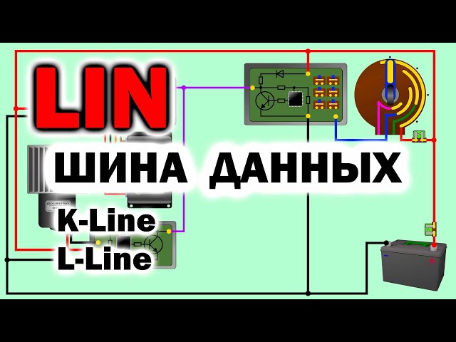 How does a vehicle's LIN bus work? K-Line and L-Line data buses. Vehicle LIN bus. Lin-bus network