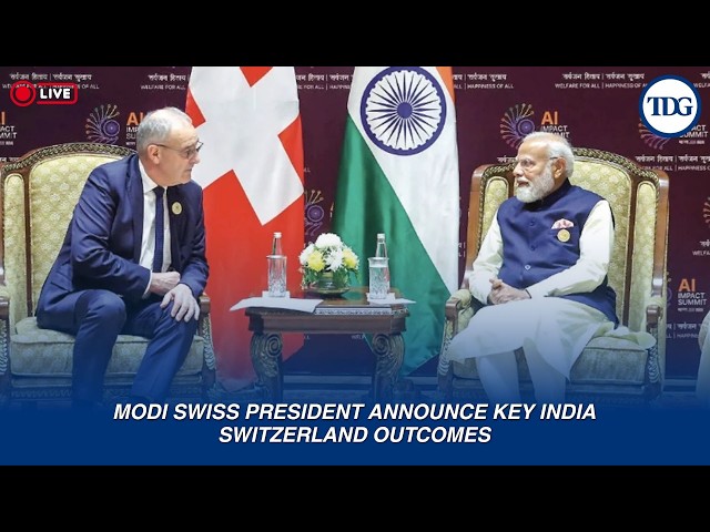 LIVE | PM Modi & Swiss President Guy Parmelin Joint Statement | India-Switzerland Talks 2026
