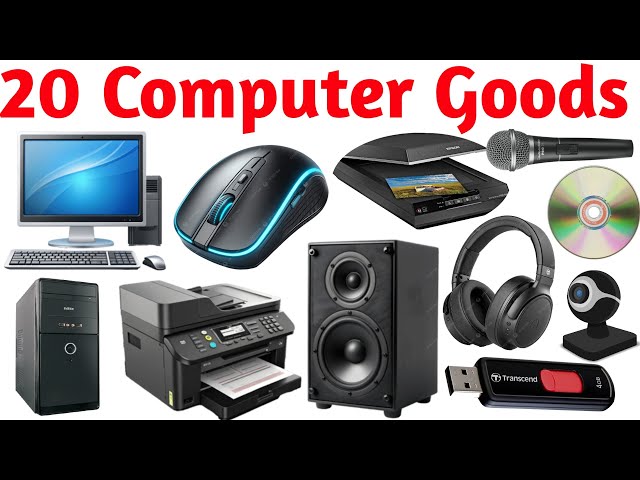 20 Computer Objects Names in English with Pictures and Sound