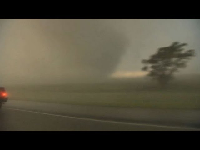 Inside Tumbling TWC Vehicle Trapped Inside Tornado