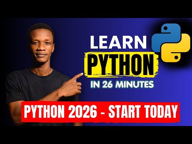 Python in 2026: The ONLY Beginner Guide You'll Ever Need (Step-by-Step)