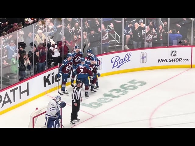 Colorado Avalanche Goal Horn Live! Vs Toronto Maple Leafs (Mar 8, 2025)