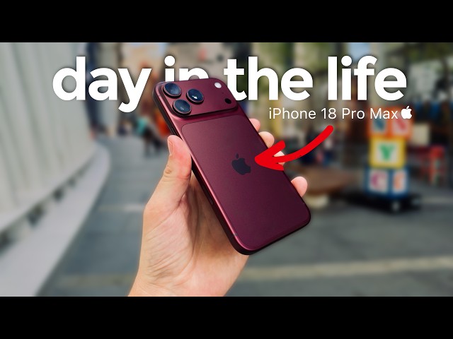 iPhone 18 Pro Max Day in the Life Review | Real-World Camera & Battery Test