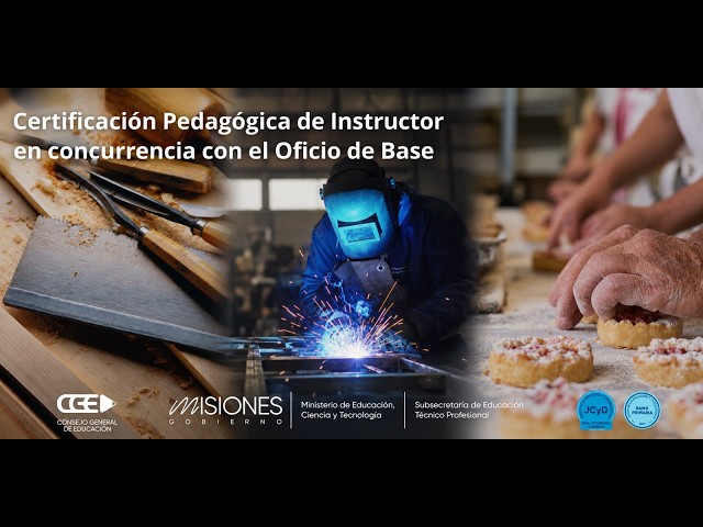 CERTIFICACIÓN PEDAGÓGICA DE INSTRUCTOR EN CONCURRENCIA CON EL OFICIO DE BASE - CLASE 3