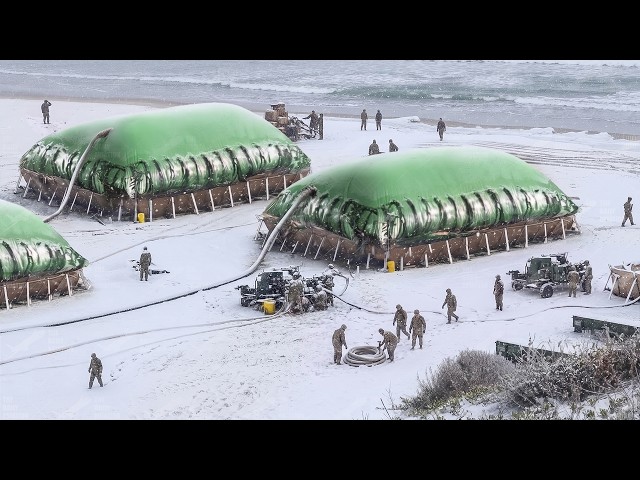 US Marines Genius Method to Store Tons of Fuel in Middle of Freezing Arctic