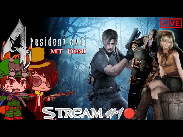Resident Evil 4 with Domi Stream #1 Off to the Hell Village🔴🧟🏘️🏰