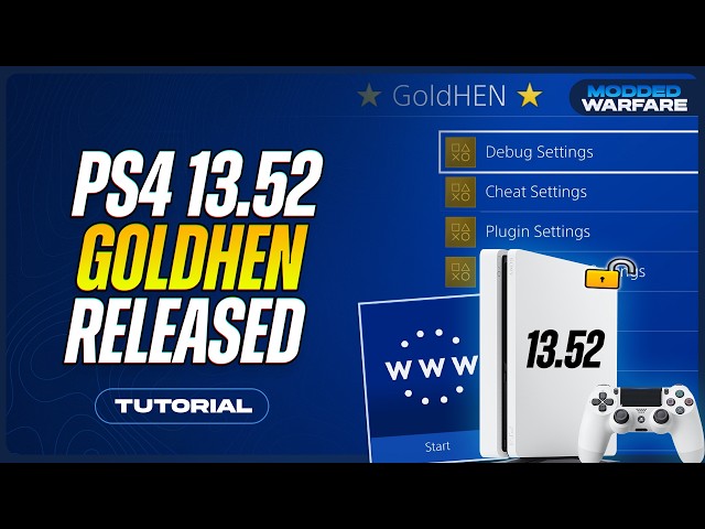 PS4 GoldHEN 2.4b18.11 Released with 13.52 Support (Overview & Setup)
