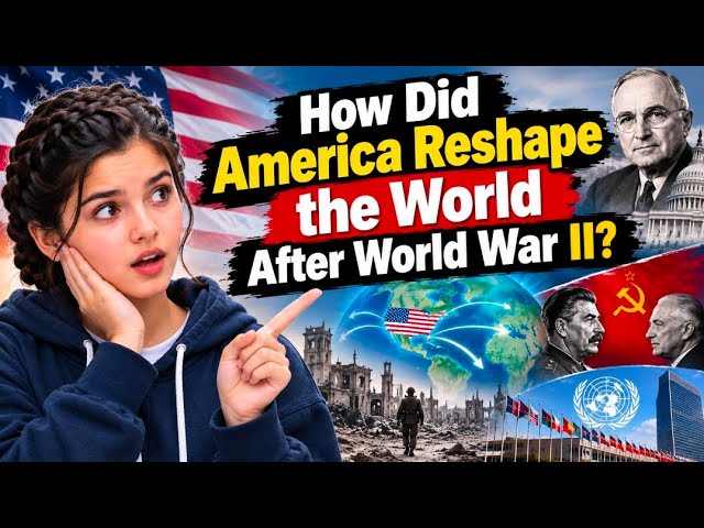 How Did America Reshape the World After World War II? 🇺🇸🌍 | US Power & Cold War Explained