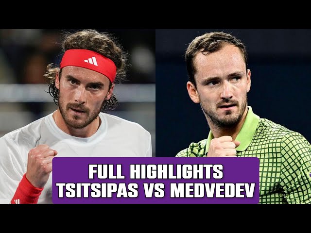 Daniil Medvedev vs Stefanos Tsitsipas Highlights Before Shanghai 2026