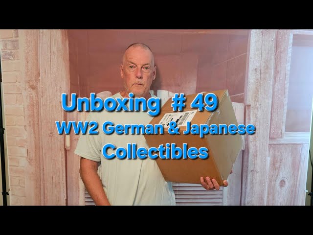 Unboxing # 49 WW2 history. German and Japanese. 
